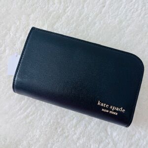 Kate Spade Devin Saffiano Leather Black Wallet